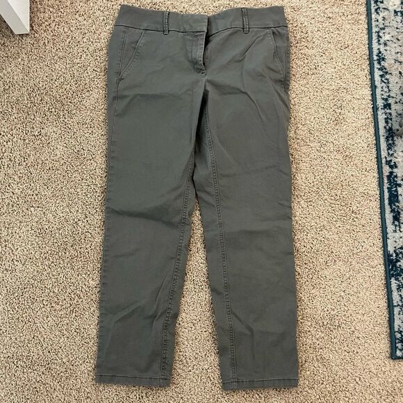 LOFT Size 6 Utility Green Casual Pants - Picture 1 of 4